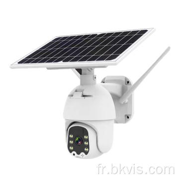Système de caméra de sécurité à domicile Smart 4G à énergie Solar avec une vision nocturne de détection de mouvement PIR étanche
